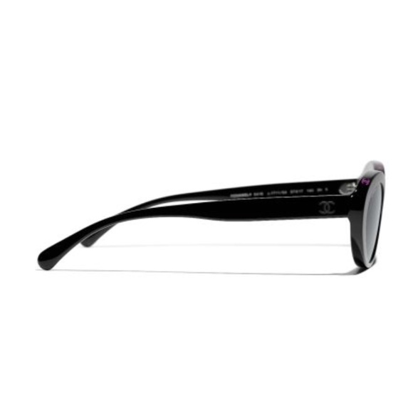 Chanel 5416 1711/S4 Black Pink Grey Sunglasses Authentic CH5416 - Picture 4 of 4